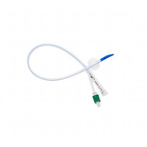 HS-C60 2-Way Tiemann Silicone Foley Catheter