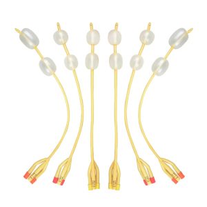 HS-C06 3-Way Double Balloons Foley Catheter